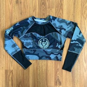 Red Rum Aquatic free dive top/cropped rash guard